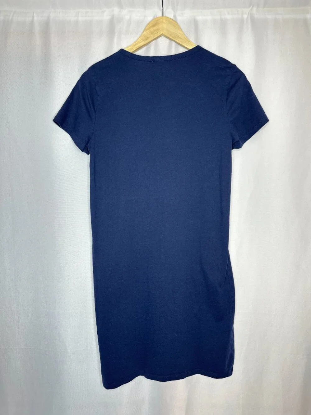 J. Crew Mercantile Navy Crewneck Mini T-Shirt Dress SMALL Preppy Minimalist